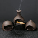 Ceramic Incense Holder for Sticks Decorative Incense Burner Tray Home Decor Smudge Ash Catcher Yoga Meditation Room Incensory